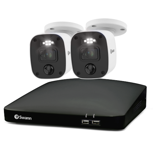 Swann Security Camera Kit DVR-4680 4 Channel Recorder & 2x1080MQB Full HD Camera