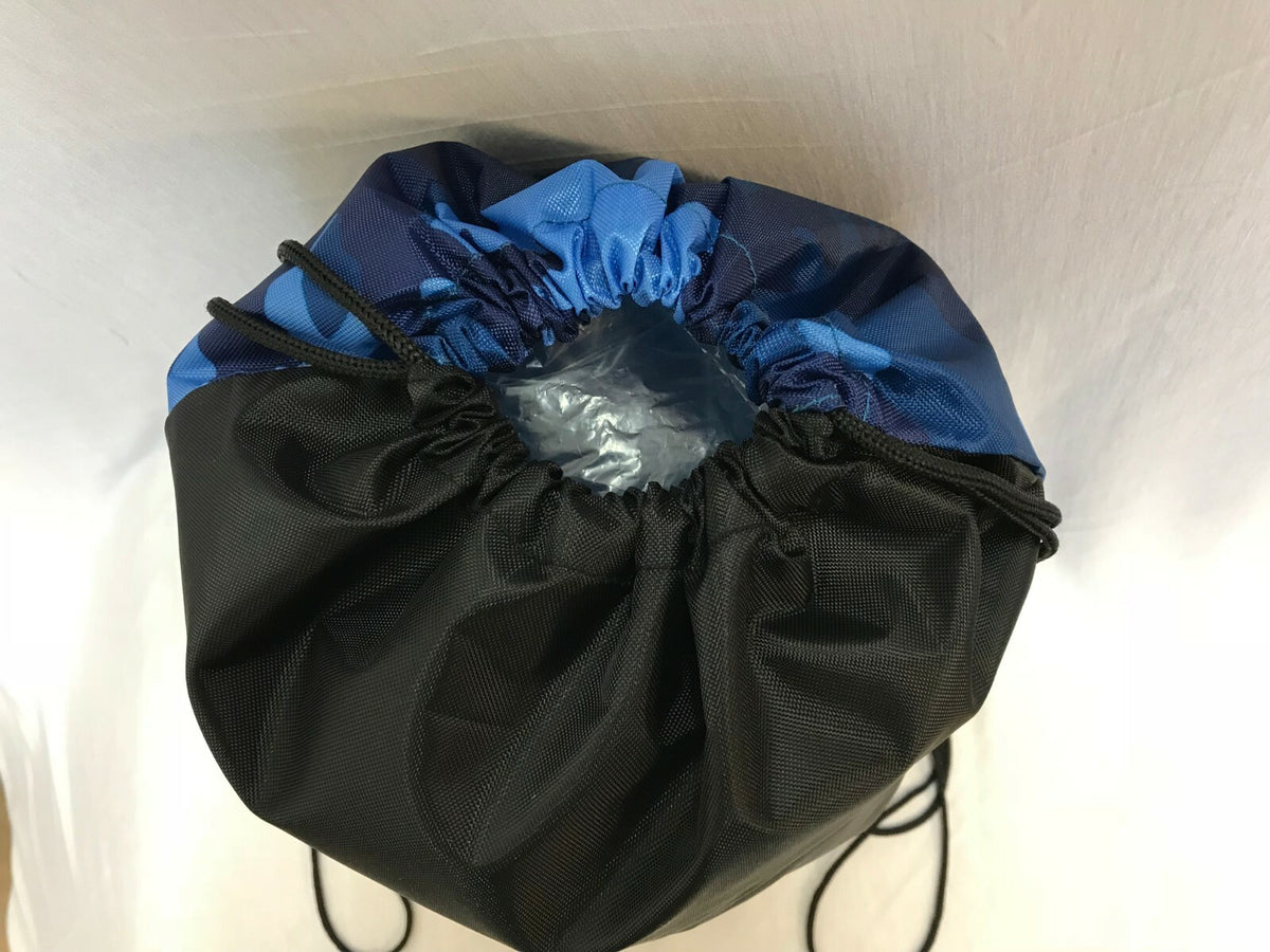 Waterproof Drawstring Bag Sports Gym Swim Girls/Boys Backpack Shoe Bag Camo