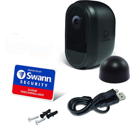 Swann Wire-Free 1080p HD Security Camera - SWIFI-CAM Black/White