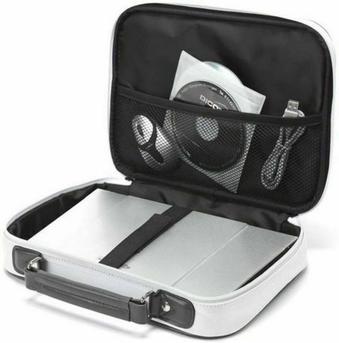 Dicota Base XX Mini Netbook Tablet Carry Case With Handle Laptop Bag 11.6" White