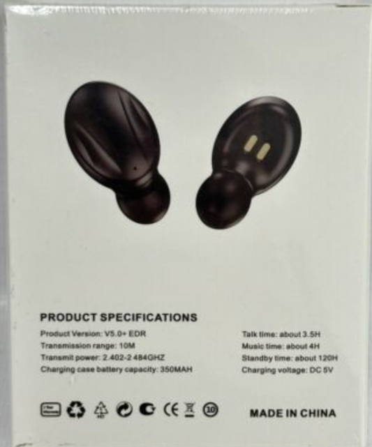 XG-13 Bluetooth 5.0 Wireless Earphones In Ear Stereo Headset Built in Mic