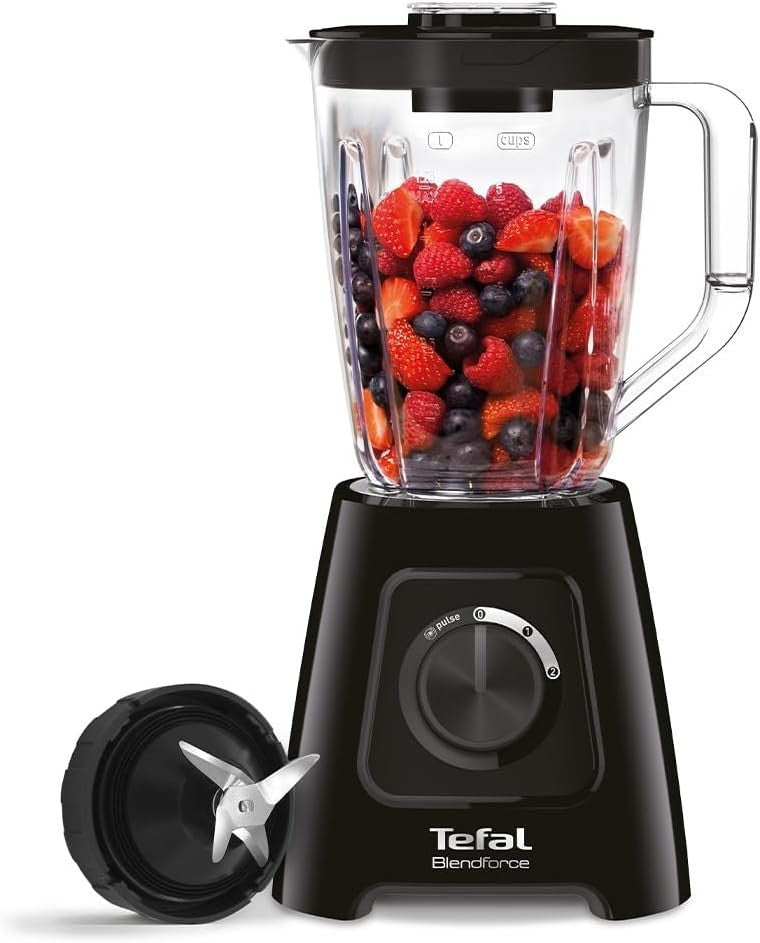 Tefal Blendforce II 600W 2-Speed Blender - Black BL420840
