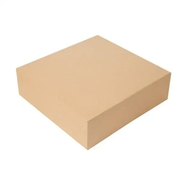 10 Brown Bakery Boxes with Window, Brown Kraft Paper Cake,Gift and Cookies