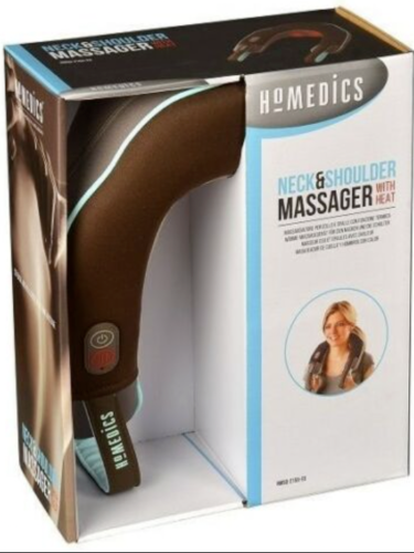 HoMedics Neck Massager Portable 2 Speed Vibration Massage with Heat