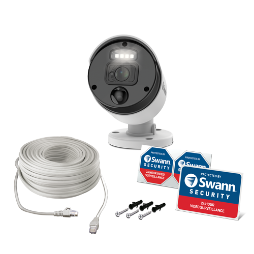Swann CCTV Bullet Camera 875WLB MasterSeries 4K Network PoE for Outdoor Security