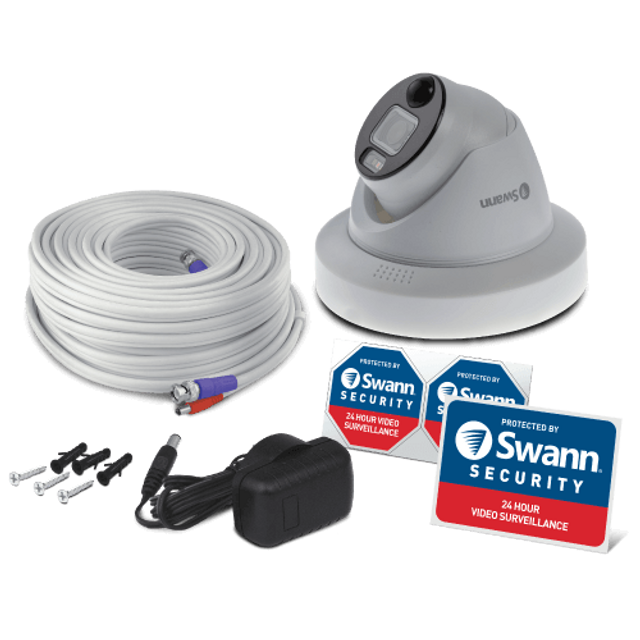 Swann Enforcer 1080p HD Heat & Motion Sensing Analogue 1080DER Dome CCTV Cam