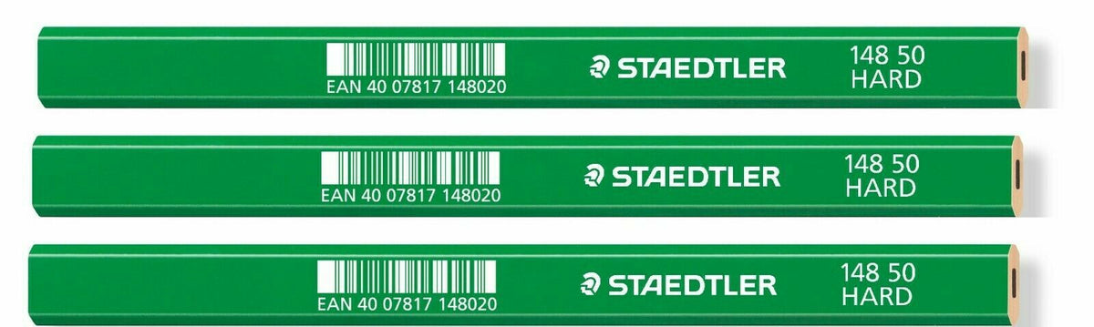 Staedtler Carpenters Pencils Joiners Woodwork Builders Hard Lead Wood Marking