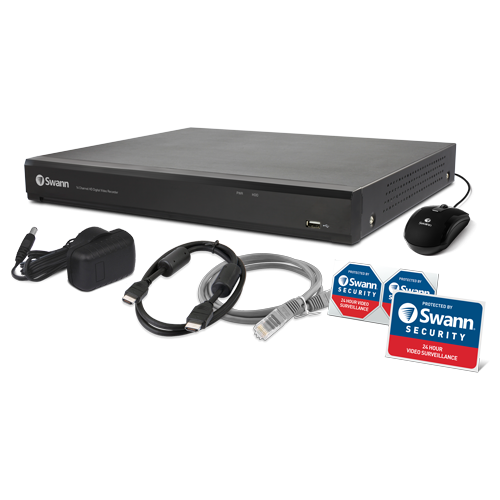 Swann DVR CCTV Recorder 4980 16 Channel Security System 5MP Super HD 2TB Outdoor