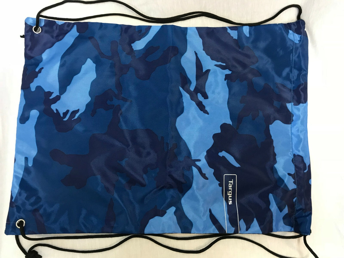 Waterproof Drawstring Bag Sports Gym Swim Girls/Boys Backpack Shoe Bag Camo