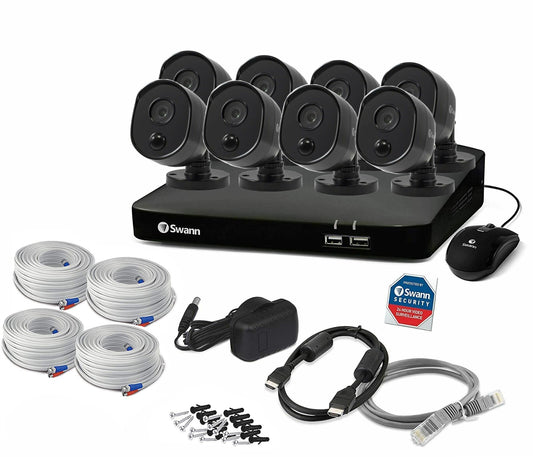 Swann CCTV Kit DVR HDD 4685 8 Channel PRO-1080MSBB With Thermal Sensing