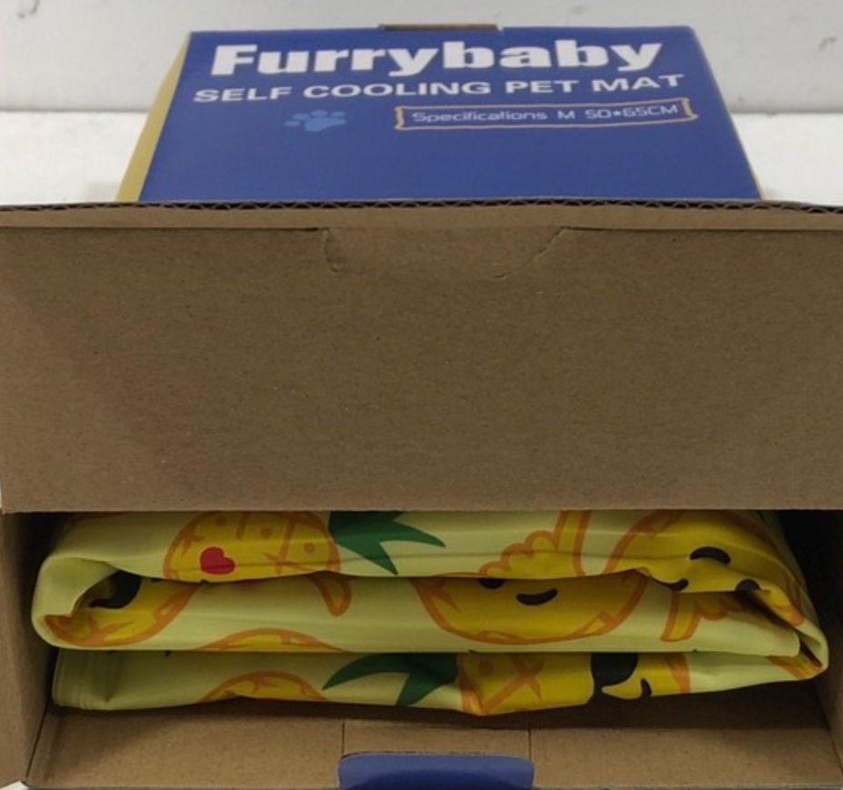 Furrybaby Pet Cooling Mat Self-Cooling Pad Non-Toxic Cool Gel size Medium x1