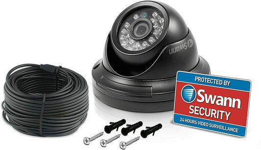 Swann PRO-H851 720p Day/Night Security Dome Camera + 18M BNC Cable
