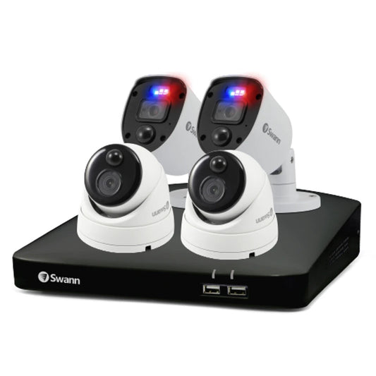 Swann Enforcer DVR 4680 4 Channel 2x1080SL 2x1080MSD 1080p HD Camera CCTV Kit