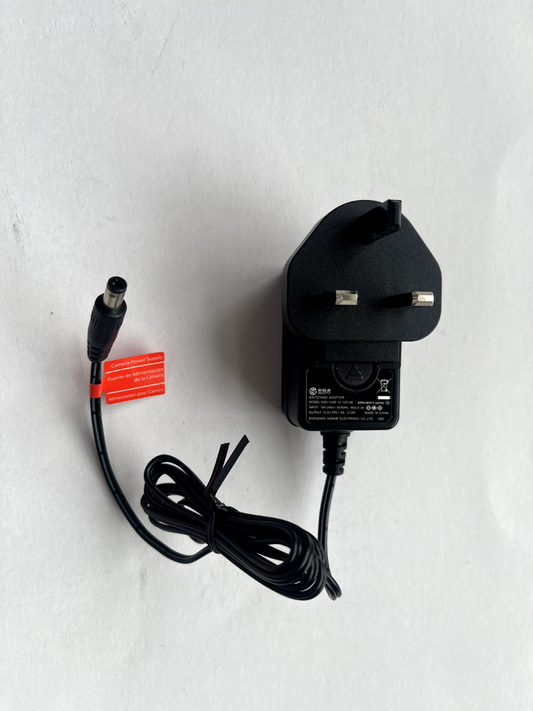 Swann Power Supply Adapter 12V 1A AC/DC UK Safety Charger LED Strip CCTV Camera