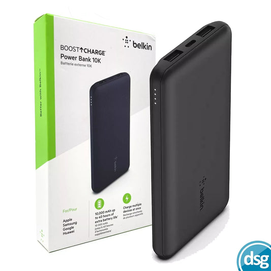 Belkin Boost Charge 3-Port Power Bank 10K + USB-A to USB-C Cable