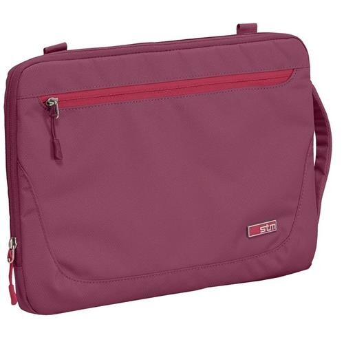 STM Laptop Bag Sleeve Case Cover With Shoulder Strap For MacBook/iPad/Dell - Red