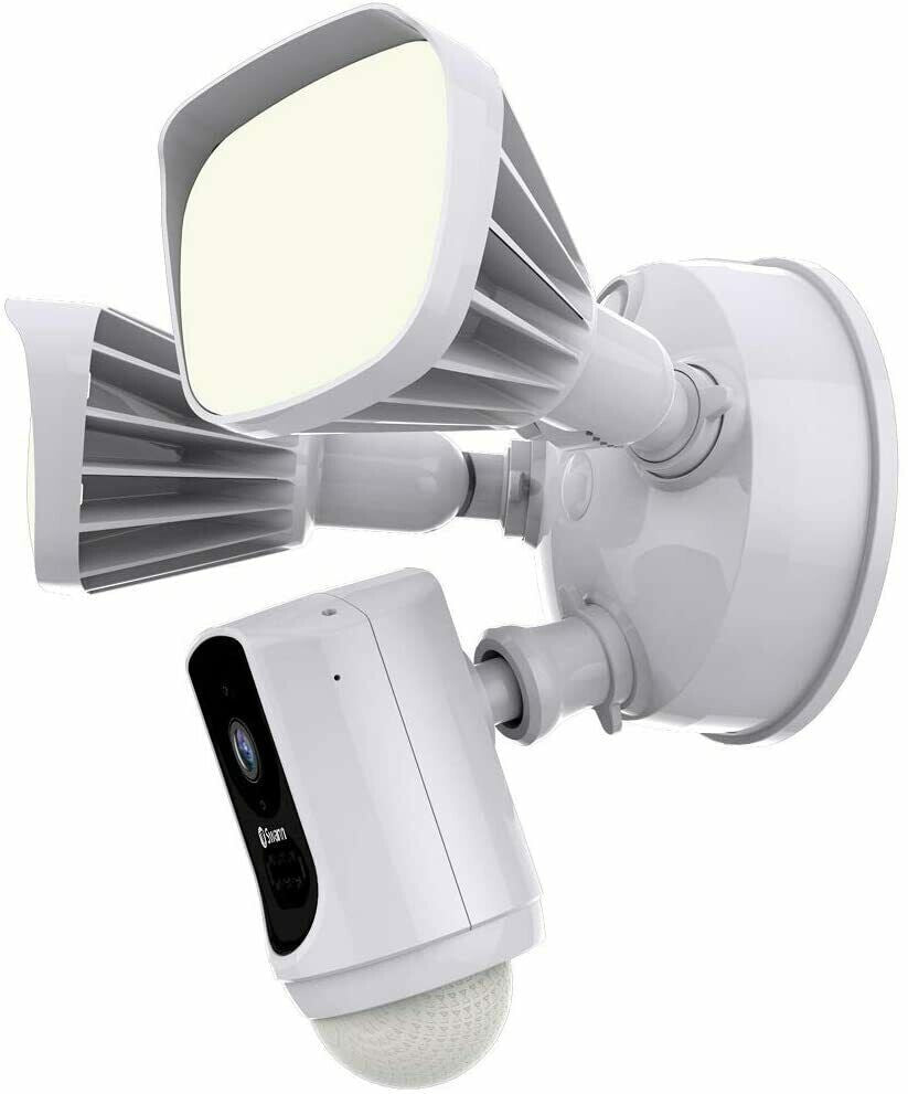 Swann Floodlight Cam Security Smart Camera Full HD 1080p WiFi Gen 2 Wired White
