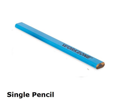 Workzone Carpenters Pencils Joiners FSC Woodwork Builders Hard Lead Wood Marking