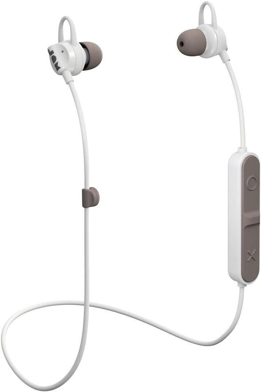 Jam Wireless Bluetooth 6 Hour Sport Sweat Resistant Lightweight - White & Grey