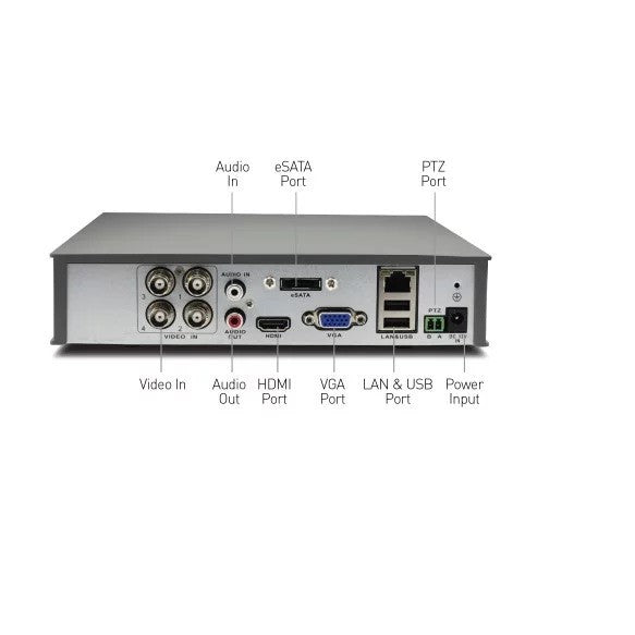 Swann DVR4-4400 4 Channel DVR CCTV Recorder HD 1080p 500GB Hard Drive HDMI VGA