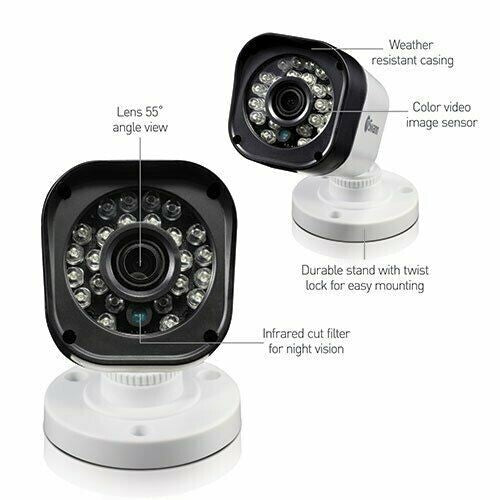 Swann PRO-T835 CCTV Bullet Camera 720P Home Security TVI AHD CVBS IR Outdoor x1