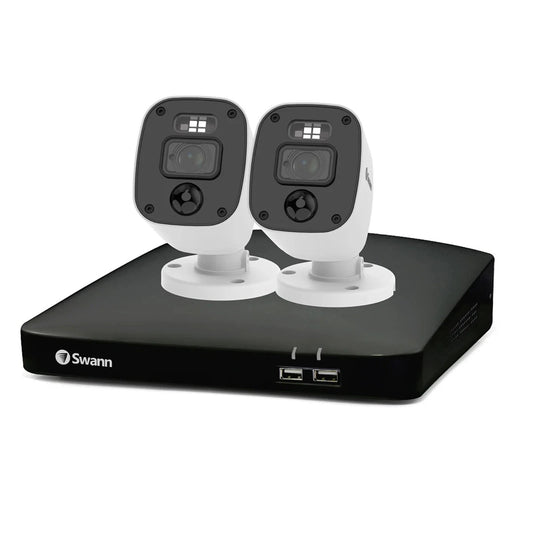Swann Enforcer 4 Channel DVR CCTV System AHD with 2 Bullet Cameras - SWDVK-44680MQB