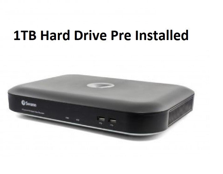 Swann DVR 4-4980 4 Channel 5MP HD 1TB Used Video Recorder CCTV BNC HDMI VGA