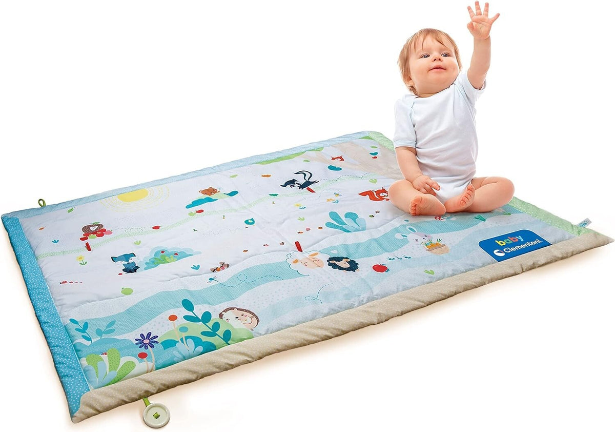 Baby & New-Born Soft Padded Crawling & Playing Mat Machine Washable Portable