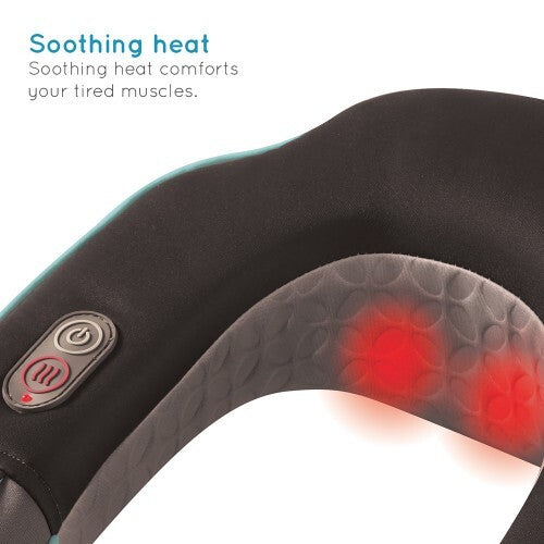 HoMedics Neck Massager Portable 2 Speed Vibration Massage with Heat
