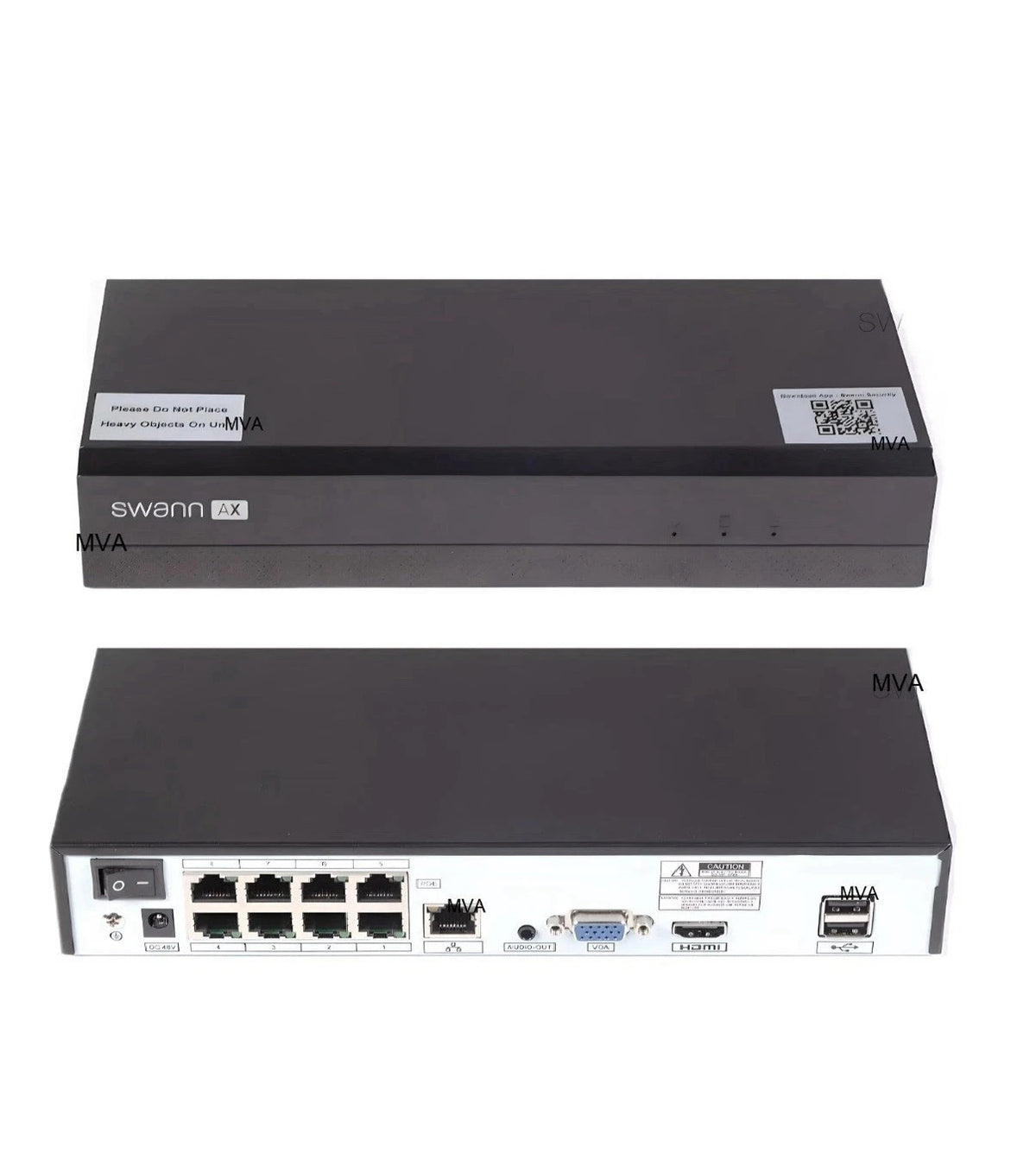 Swann NVR-8ADVANX 8 Channel CCTV Recorder 1TB HDD  4K PoE Network NVR