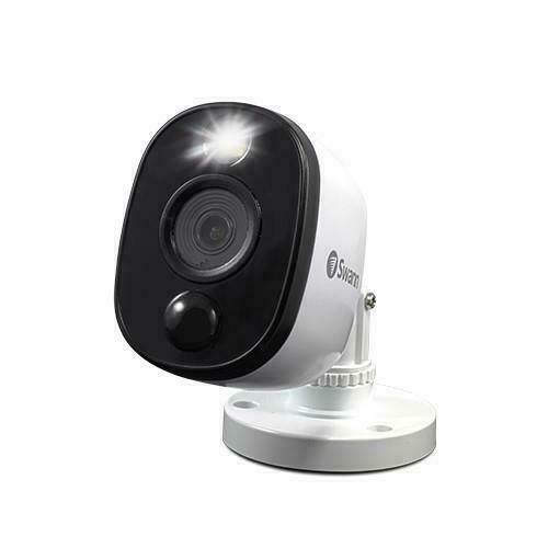 Swann CCTV Camera PRO-1080MSFB Heat Sensing Warning Light Colour Night Vision x2