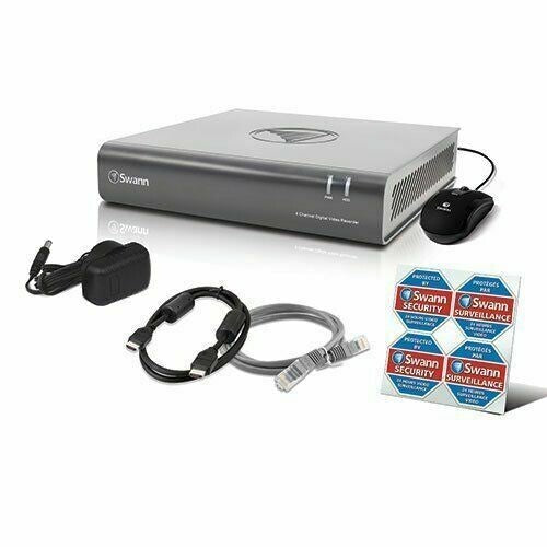 Swann DVR4-4580 4 Channel HD 1080p DVR AHD TVI 2TB HDD CCTV Recorder HDMI VGA