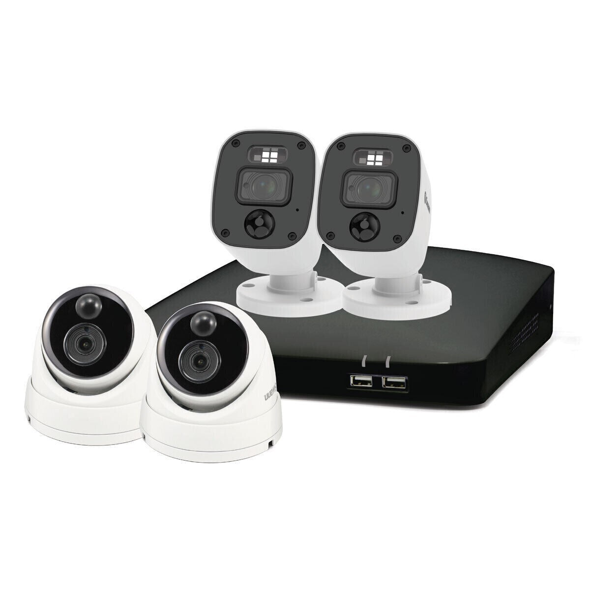 Swann DVR 4680 4 Channel 1TB 2x 1080MQB 2x1080MSD Camera Audio CCTV Enforcer Kit