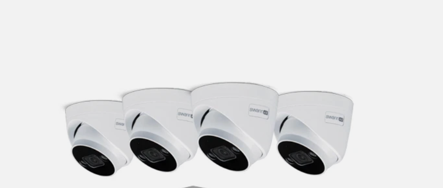 Swann SWNHD-ADVANCXD Wired 4K Security Dome Add-On NVR CCTV Cameras 4