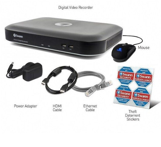 Swann DVR CCTV Recorder DVR8 5580 8 Channel 4K Ultra HD AHD 2TB HDD HDMI BNC