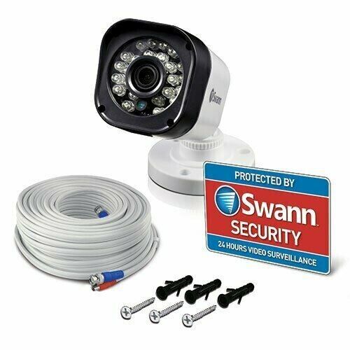 Swann PRO-T835 CCTV Bullet Camera 720P Home Security TVI AHD CVBS IR Outdoor x1