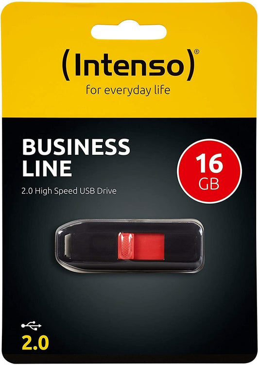 Intenso Memory Stick Sliding Retractable Ultra Fast Speed USB Flash Drive  16GB
