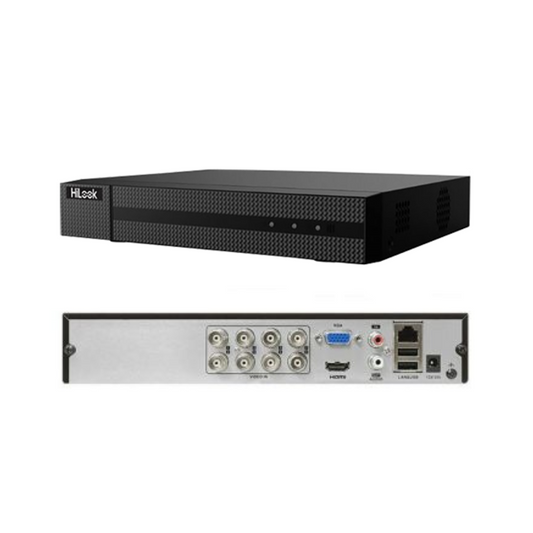 HIKVISION HILOOK DVR 8-Channel 1080p Lite Turbo HD CCTV Security System Recorder