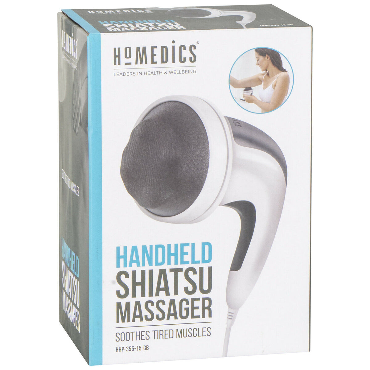 HoMedics Neck Back Full Body Portable Muscle Deep Therapy Heat Shiatsu Massager