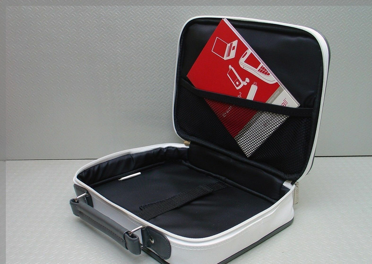 Dicota Base XX Mini Netbook Tablet Carry Case With Handle Laptop Bag 11.6" White