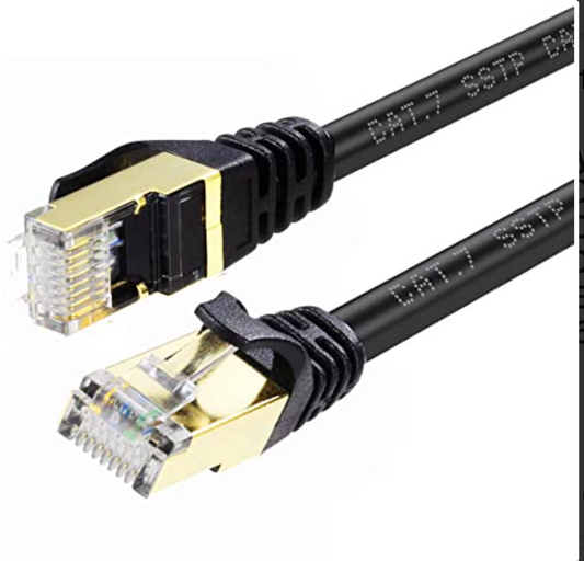 Ethernet Cable RJ45 Cat7 Network Cable Gold 1.5 Meters