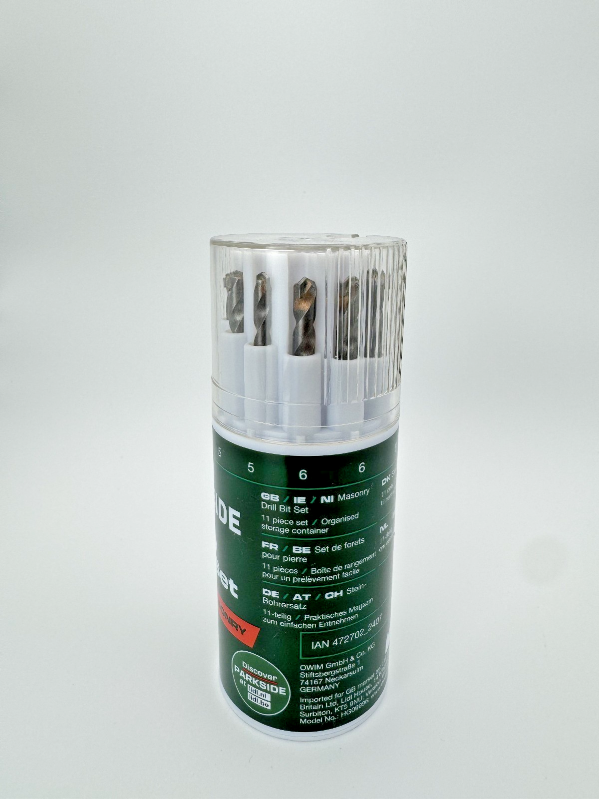 Parkside Drill Bit Set 11 Pieces Masonry Set