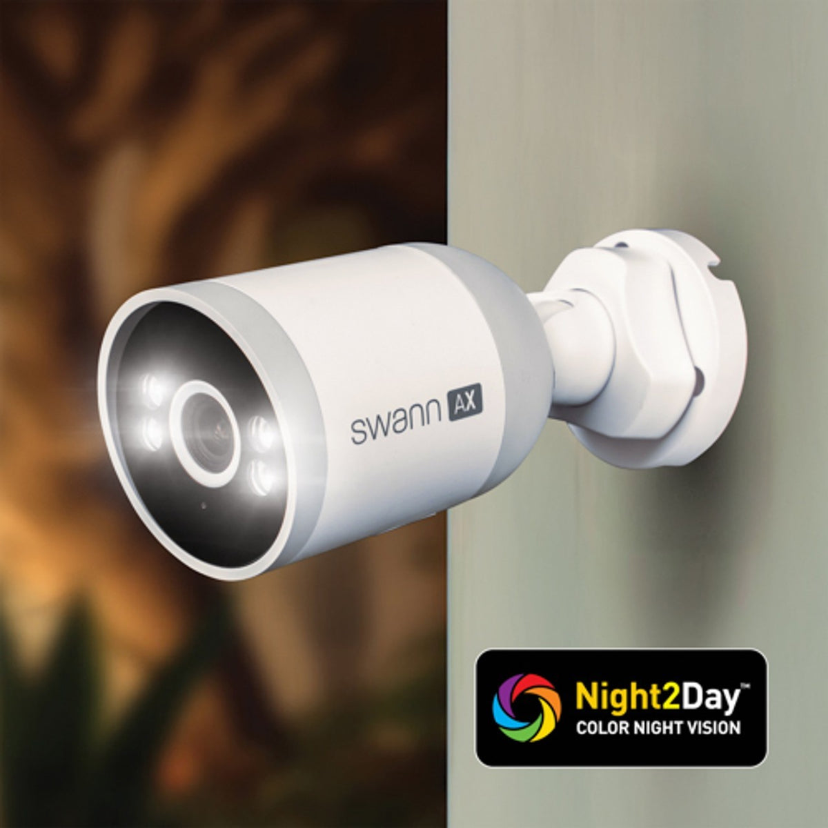 Swann SWNHD-ADVANCXB-GL White Wired 4K Indoor & Outdoor Bullet Add-On NVR Camera