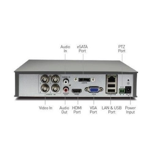 Swann DVR4-4400 4 Channel DVR CCTV Recorder HD 1080p NO Hard Drive HDMI VGA