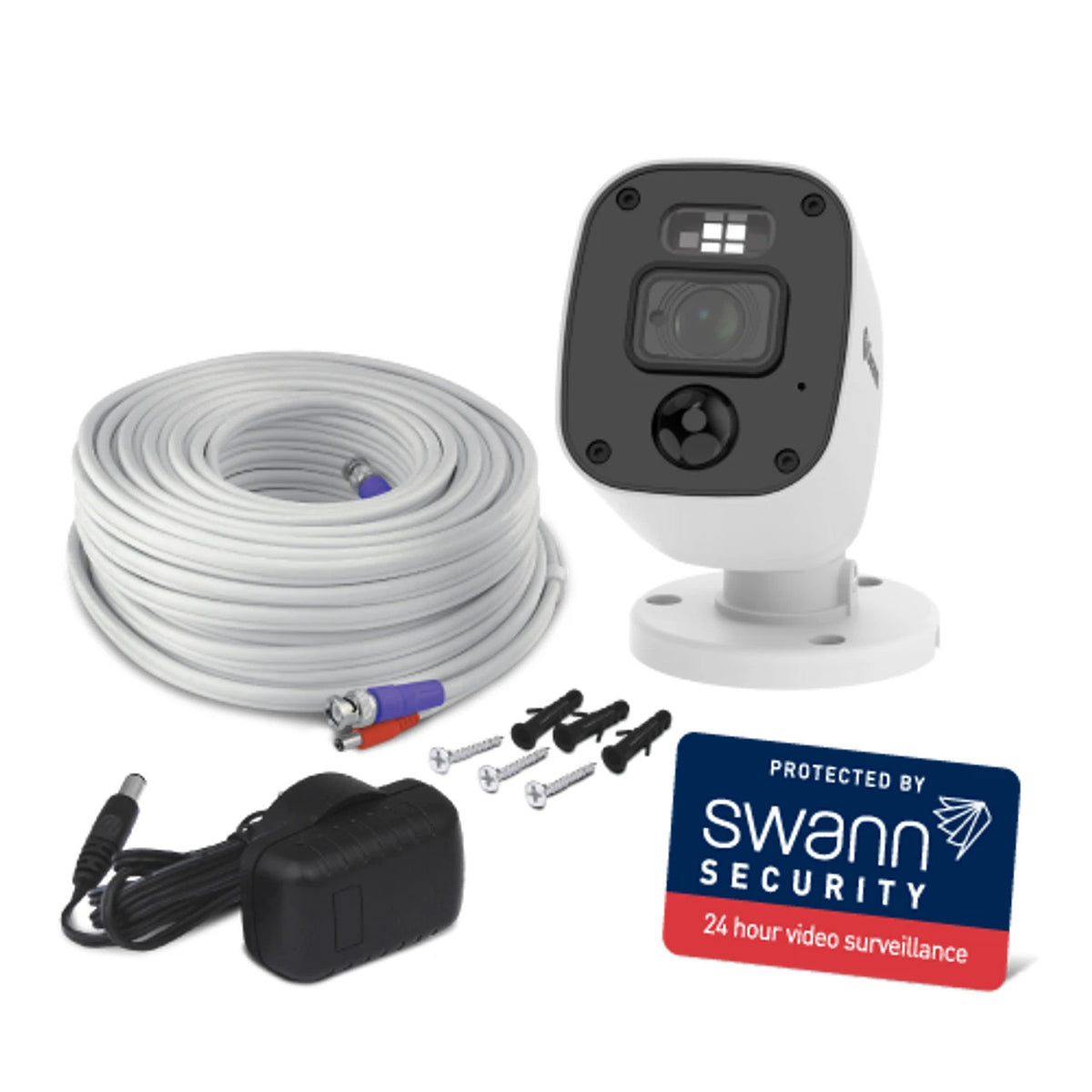 Swann Enforcer SWPRO-2KMQB- HD 1080p CCTV Bullet Camera,Audio/Video
