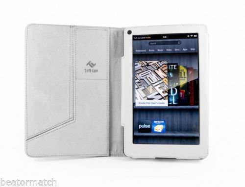 Tuff Luv Amazon Kindle Fire Tablet Universal Leather Stand Case Cover For 7 Inch