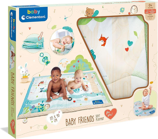 Baby & New-Born Soft Padded Crawling & Playing Mat Machine Washable Portable