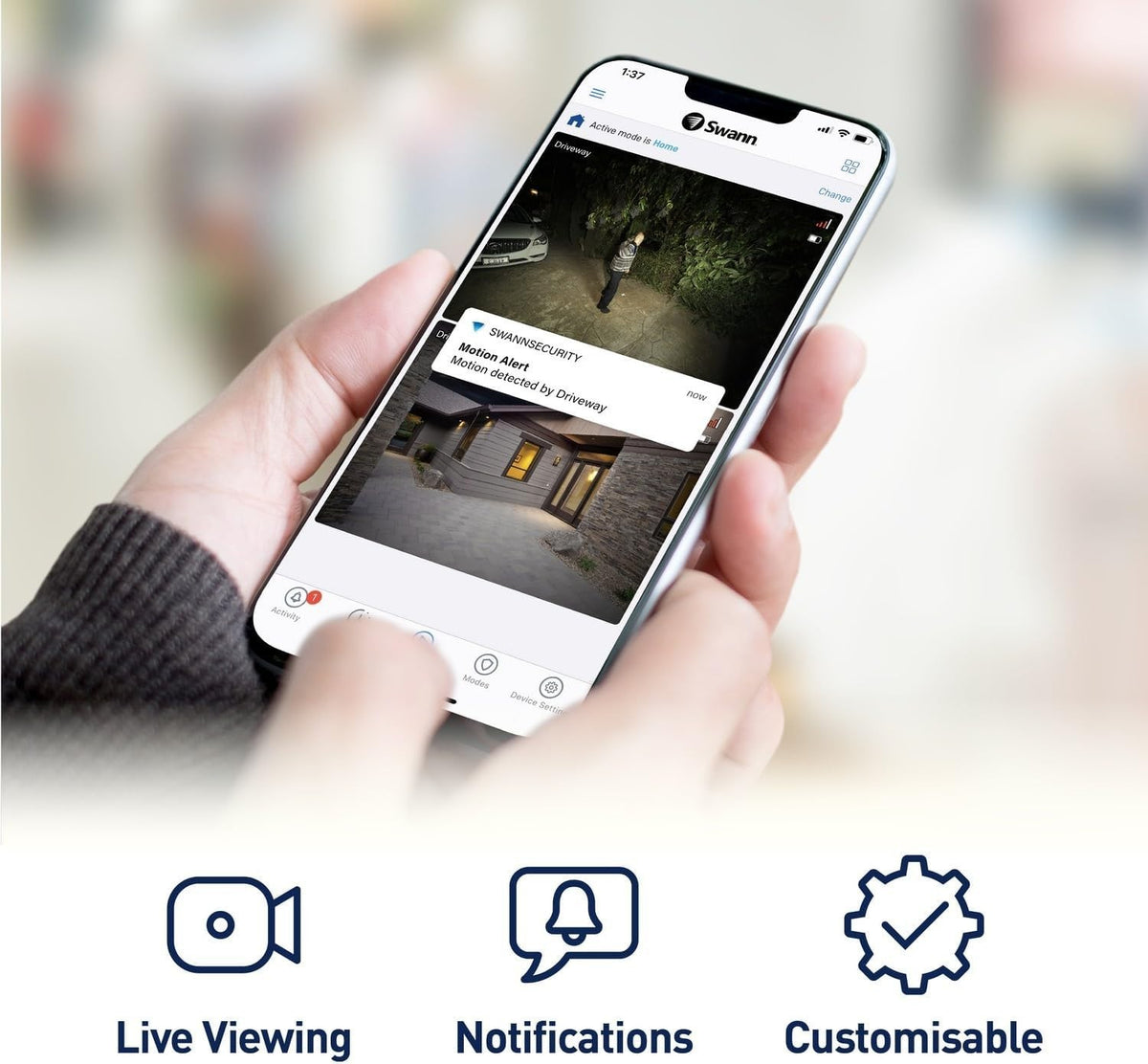Swann SWIFI-SE2KIC-EU EVO 2K Indoor Camera White Smart Home Security Camera