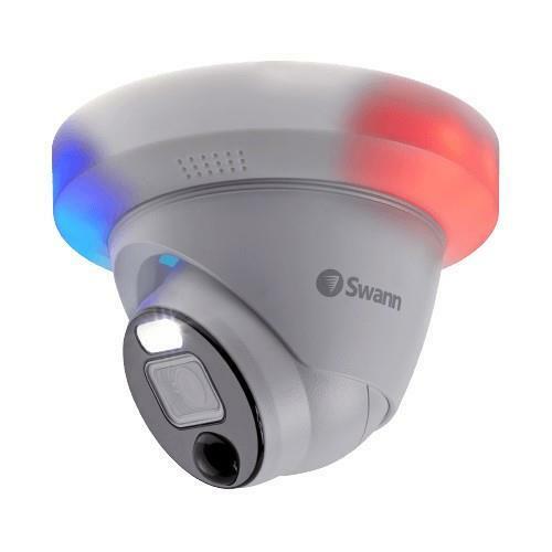 Swann Enforcer CCTV Camera 4K Dome Flashing Lights DVR-5680 SWPRO-4KDER-EU