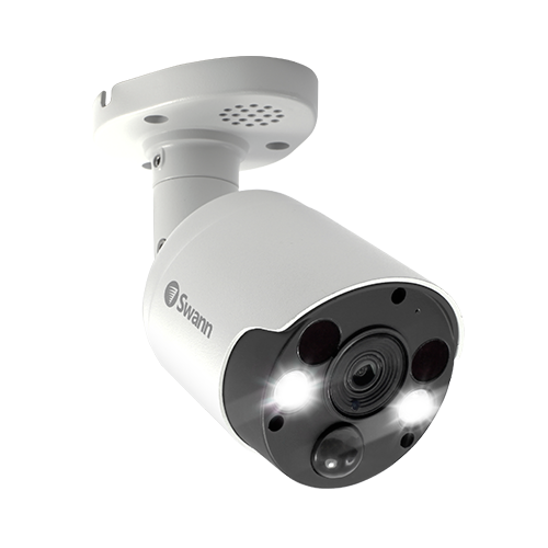 Swann SWPRO-4KMSFB LED Spotlight 4K Ultra HD CCTV Security Camera Twin Pack
